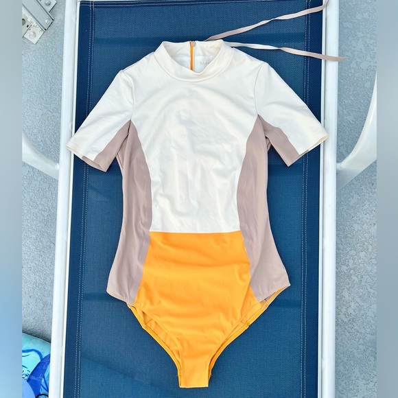 Vaara Cheyenne One-Piece Colorblock Surf Swimsuit | XS - Picture 2 of 7